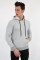 Üç İplik Şardonlu Kapşonlu Düz Erkek Günlük Sweatshirt