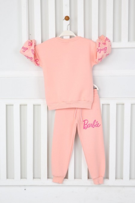 Üç İplik Şardonlu Baskılı Pudra Takım 