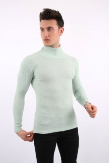 Fitili Likralı Kumaş Erkek Günlük Boğazlı Body