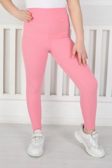 Dar Paça Birinci Kalite Fitilli Kumaş Pembe Tayt