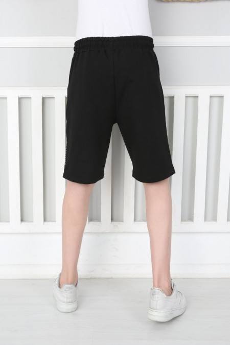 %100 Cotton  Baskılı Siyah Kapri