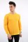 İki İplik Düz Sıfır Yaka Erkek Günlük Sweatshirt