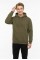 Üç İplik Şardonlu Kapşonlu Düz Erkek Günlük Sweatshirt