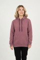 Kadın Kapşonlu Cepli Şardonlu Kalın Günlük Rahat Kesim Sweatshirt 