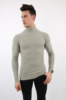 Fitili Likralı Kumaş Erkek Günlük Boğazlı Body