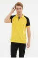 Erkek Reglan Kollu Polo Yaka Kısa Kollu Slim Fit Pamuklu Örme Tişört