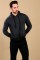 Üç İplik Kapşonlu Martı Desenli Erkek Günlük Sweatshirt