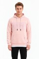 Erkek The End Baskılı Kapşonlu Kanguru Cepli Günlük Sweatshirt