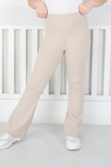 İspanyol Paça Birinci Kalite Fitilli Kumaş Vizon Tayt