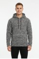 Erkek Kapüşonlu Kanguru Cepli Günlük Pelüş Sweatshirt