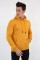 Üç İplik Şardonlu Kapşonlu Düz Erkek Günlük Sweatshirt