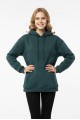 Kadın Kapşonlu Cepli Şardonlu Kalın Günlük Rahat Kesim Sweatshirt 