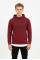 Erkek Üç İplik Şardonlu Kumaş Kapşonlu Kanguru Cepli Alttan Çıkmalı  Günlük Sweatshirt