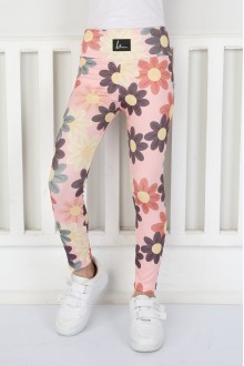 Şardonsuz Fitilli Kumaş Baskılı Tayt