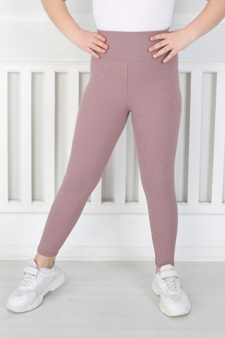 Dar Paça Birinci Kalite Fitilli Kumaş Mürdüm Tayt