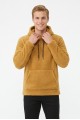 Erkek Kapüşonlu Kanguru Cepli Günlük Pelüş Sweatshirt