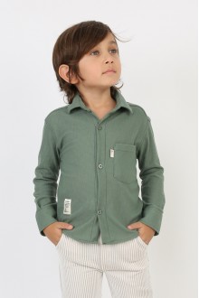 Cepli Waffle Kumaş Gömlek