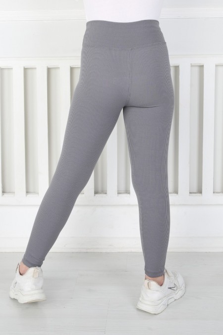 Dar Paça Birinci Kalite Fitilli Kumaş Antrasit Tayt