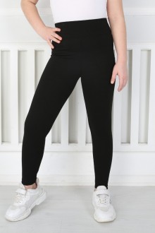 Dar Paça Birinci Kalite Fitilli Kumaş Siyah Tayt