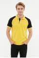 Erkek Reglan Kollu Polo Yaka Kısa Kollu Slim Fit Pamuklu Örme Tişört