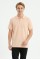 Erkek Basic Polo Yaka Kısa Kollu Slim Fit Pamuklu Örme Tişört