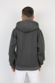 Üç İplik Kapşonlu Fermuarlı İçi Termal Erkek Çocuk Günlük Sweatshirt