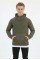 Erkek Üç İplik Şardonlu Kumaş Kapşonlu Kanguru Cepli Alttan Çıkmalı  Günlük Sweatshirt