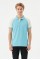 Erkek Reglan Kollu Polo Yaka Kısa Kollu Slim Fit Pamuklu Örme Tişört