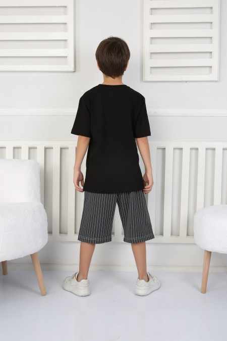 Tişört Ve Şortlu Baskılı Takım 