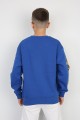 Üç İplik Şardonlu Baskılı Kanguru Cepli Erkek Çocuk Günlük Sweatshirt
