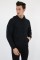 Üç İplik Şardonlu Kapşonlu Düz Erkek Günlük Sweatshirt