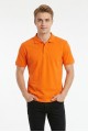 Erkek Basic Polo Yaka Kısa Kollu Slim Fit Pamuklu Örme Tişört