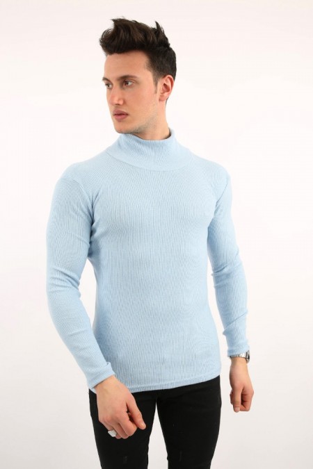 Fitili Likralı Kumaş Erkek Günlük Boğazlı Body