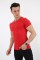 Erkek Bisiklet Yaka Slim Fit Pamuklu Esnek Kumaş Kısa Kollu Günlük Tişört