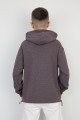 Yarım Fermuarlı Kapşonlu Baskılı Erkek Çocuk Günlük Sweatshirt