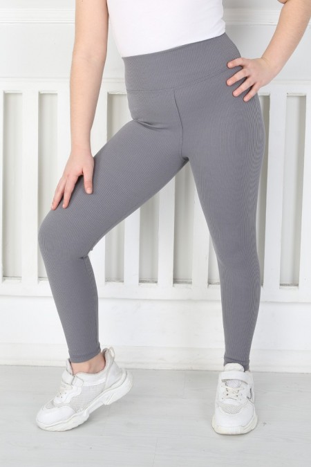 Dar Paça Birinci Kalite Fitilli Kumaş Antrasit Tayt