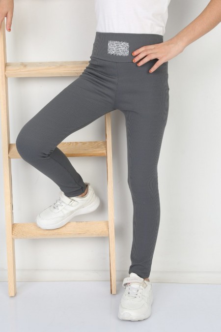 Fitilli Şardonlu Antrasit Tayt 