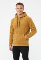 Erkek Kapüşonlu Kanguru Cepli Günlük Pelüş Sweatshirt