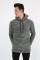 Kapşonlu Kanguru Cepli Erkek Günlük Pelüş Sweatshirt