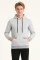 Üç İplik Şardonlu Kapşonlu Düz Erkek Günlük Sweatshirt