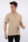 Fitili Sıfır Yaka Vizon Tişört