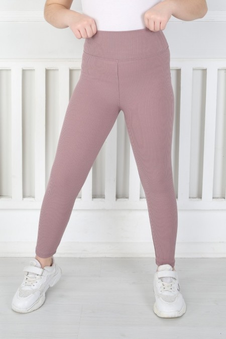 Dar Paça Birinci Kalite Fitilli Kumaş Mürdüm Tayt