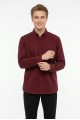 Erkek Armürlü Bengalin Kumaş Uzun Kollu Slim Fit Gömlek 