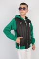 Üç İplik Kapşonlu Fermuarlı İçi Termal Erkek Çocuk Günlük Sweatshirt