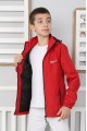 Kapşonlu Erkek Çocuk Mevsimlik Mont