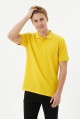 Erkek Basic Polo Yaka Kısa Kollu Slim Fit Pamuklu Örme Tişört