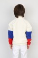 Full Polar Kumaş Yarım Fermuarlı Garnili Erkek Çocuk Günlük Sweatshirt