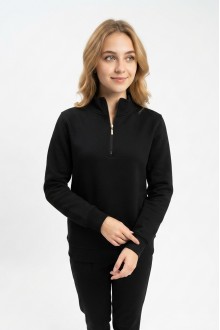 Kadın Yarım Fermuarlı Günlük Rahat Kesim Sweatshirt