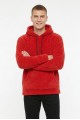 Erkek Kapüşonlu Kanguru Cepli Günlük Pelüş Sweatshirt