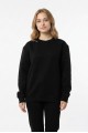 Kadın Şardonlu Bisiklet Yaka Oversize Günlük Rahat Kesim Sweatshirt